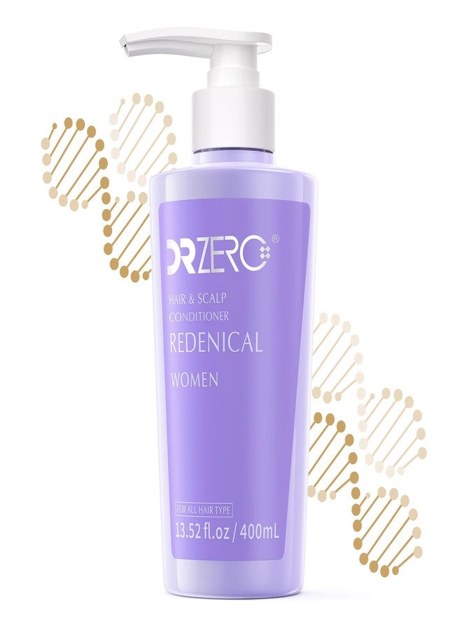 DRZERO DR ZERO REDENICAL Hair Growth Conditioner for Women, 13.5 oz, Volumizing Thickening & Anti Hair Loss Regrowth Treatment, Clinically Tested for Hair Thinning with Redensyl, Japanese Hair Care Products - Image 1
